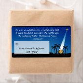 Aangepaste Christelijke Bijbel Verse Kerst Gift La Etiket (Insitu)