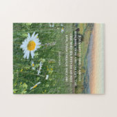 Aangepaste Christelijke Bijbelvers Originele Natuu Legpuzzel (Horizontaal)