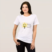 Aangepaste christelijke christendom Jezus geloof Tri-Blend Shirt (Voorkant volledig)