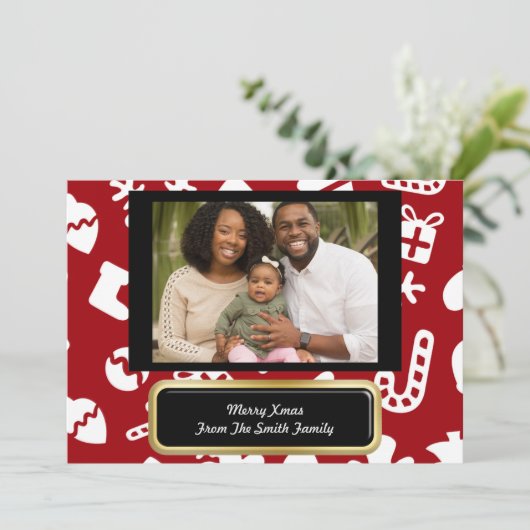 Aangepaste Christelijke Christmas Joy Kaart (Staand voorkant)