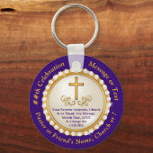 Aangepaste, Christelijke geschenken, elke gelegenh Sleutelhanger (Voorkant)