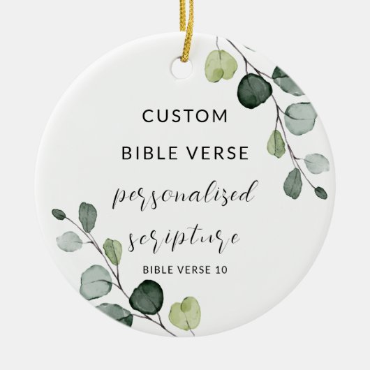 Aangepaste Christelijke geschenken, Keramisch Ornament (Voorkant)