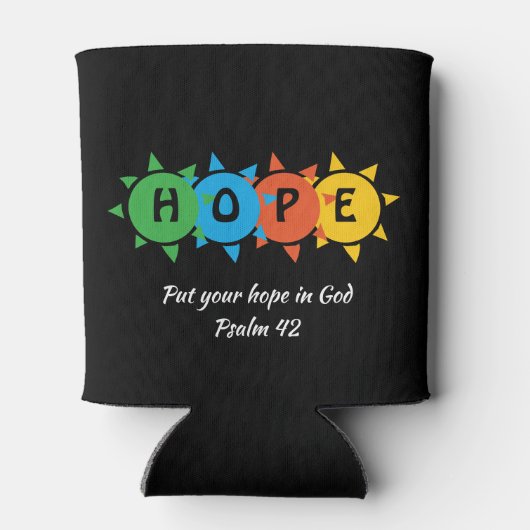 Aangepaste Christelijke HOPE Blikjeskoeler (Achterkant)