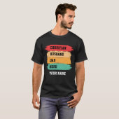 Aangepaste CHRISTELIJKE HUSBAND DAD HERO T-shirt (Voorkant volledig)