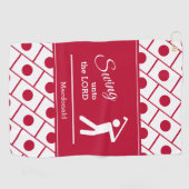 Aangepaste Christelijke JAPAN Golfhanddoek (Horizontaal)