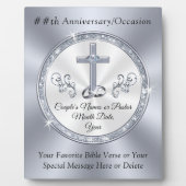 Aangepaste, Christelijke Jubilea cadeaus, elke loc Fotoplaat (Voorkant)