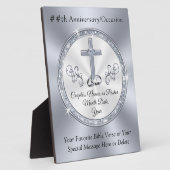 Aangepaste, Christelijke Jubilea cadeaus, elke loc Fotoplaat (Zijkant)