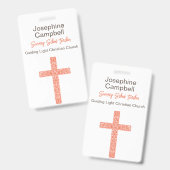 Aangepaste Christelijke naam van vrijwilligers voo Badge (Voor- en achterkant)