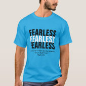 Aangepaste christelijke ONVERVAARD T-shirt (Voorkant)
