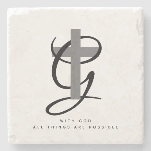 Aangepaste Christelijke pastor voor religieuze dwa Stenen Onderzetter (Voorkant)