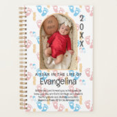 Aangepaste Christelijke Prayer Keepsake Baby Planner (Voorkant)