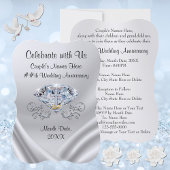 Aangepaste christelijke uitnodigingen voor trouwju