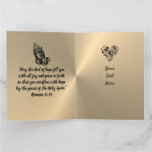 Aangepaste Christelijke verjaardagskaart voor doch Kaart (Binnen)