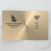 Aangepaste Christelijke verjaardagskaart voor zust Kaart (Binnen)