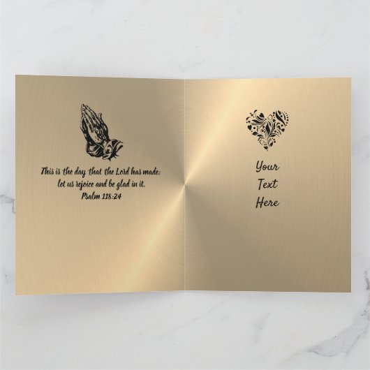 Aangepaste Christelijke verjaardagskaart voor zust Kaart (Binnen)