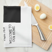 Aangepaste Christelijke VLAG VAN BELGIË Keuken Han Theedoek (Quarter Fold)