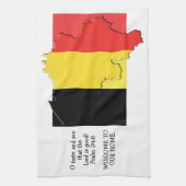 Aangepaste Christelijke VLAG VAN BELGIË Keuken Han Theedoek (Verticaal)