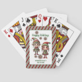 Aangepaste Christmas Business Event Games Pokerkaarten (Achterkant)