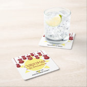 AANGEPASTE CHRISTMAS IN DE TOP KARTONNEN ONDERZETTERS (Insitu)