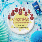 AANGEPASTE CHRISTMAS IN DE TOP PAPIEREN BORDJE (Feest)