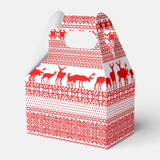 AANGEPASTE CHRISTMAS SEASON'S GREETTE Favor Box Bedankdoosjes (Achterkant)