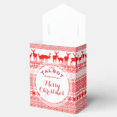 AANGEPASTE CHRISTMAS SEASON'S GREETTE T Favor B Bedankdoosjes (Geopend)