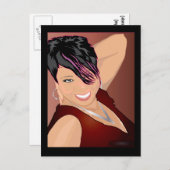 AANGEPASTE CHRYS # 2 BRIEFKAARTEN (Voorkant / Achterkant)