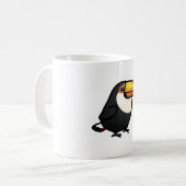 Aangepaste Chubby Toco Toucan Koffiemok (Voorkant links)