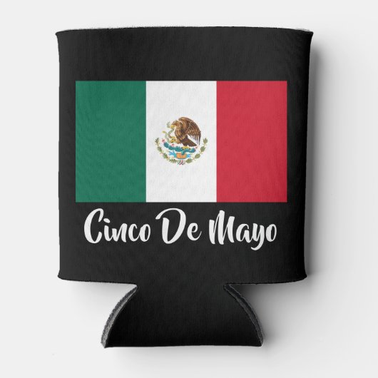 Aangepaste Cinco De Mayo koelboxxen met Mexicaanse Blikjeskoeler (Voorkant)