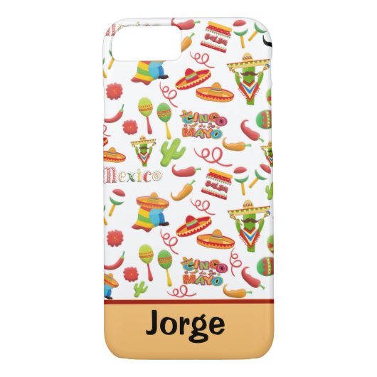 Aangepaste Cinco De Mayo-telefoonkwestie Case-Mate iPhone Case (Achterkant)