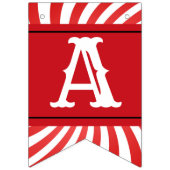 Aangepaste Circus Bunting Banner (Derde vlag)