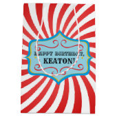 Aangepaste  Circus Gift Bag Medium Cadeauzakje (Achterkant)