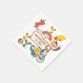 Aangepaste Circus Handelingen Verjaardag Papier Se Servet (Hoek)