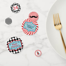 Aangepaste Circus Table Confetti
