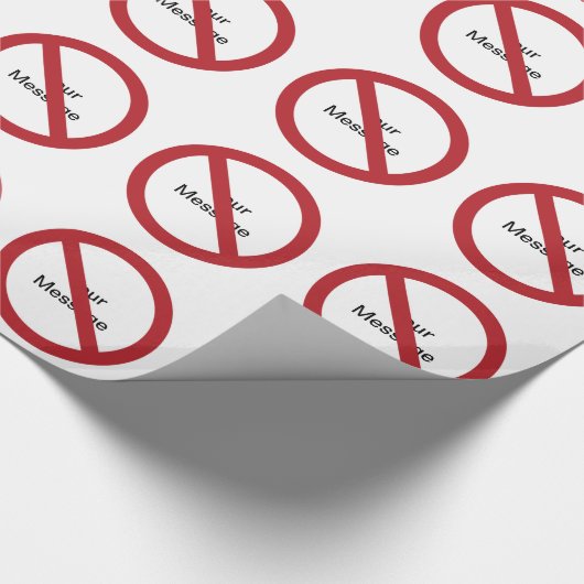 Aangepaste Cirkel met welslagen Cadeaupapier (Hoek)