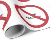 Aangepaste Cirkel met welslagen Cadeaupapier (Rol Hoek)