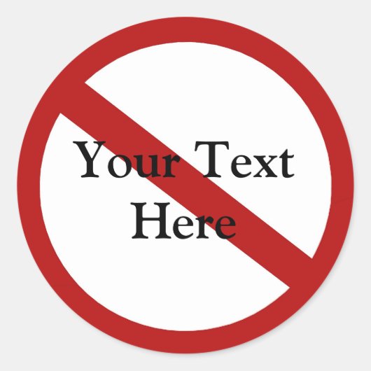 Aangepaste Cirkel met welslagen Ronde Sticker (Voorkant)