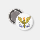 Aangepaste cirkelmagneet magneet (Voorkant / Achterkant)