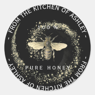 Aangepaste cirkelvormig homemade Honey Kitchen Spa Ronde Sticker