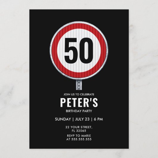 Aangepaste cirkelvormige verkeersbord met uw leeft kaart (Voorkant)