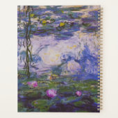 Aangepaste Citaat Monet Water Lilie Planner (Achterkant)
