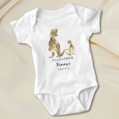Aangepaste Citaat Moppige Dinosaurus Romper
