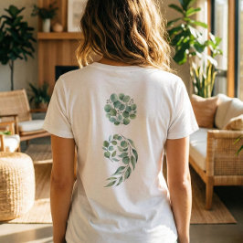 Aangepaste Citaat Sage Groen Puntkomma Natuur Hele T-shirt