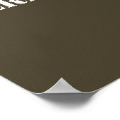 Aangepaste Citaat Voeg Uw Eigen Gepersonaliseerde  Poster (Hoek)