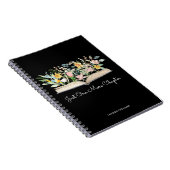 Aangepaste Citaat Waterverfboek Bloem Notitieboek (Rechterzijde)