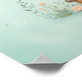 Aangepaste Citat Camping Capybara Grappig Dier  Poster (Hoek)