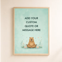 Aangepaste Citat Camping Capybara Grappig Dier