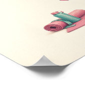 Aangepaste Citat Yoga Capybara Welzijn Grappige Di Poster (Hoek)