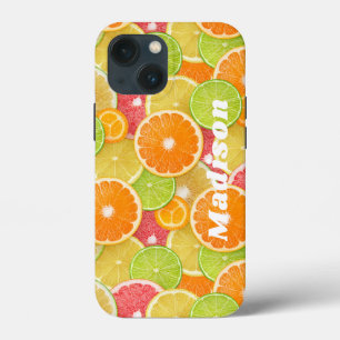 Aangepaste Citrus-telefoonkwesties Case-Mate iPhone Case