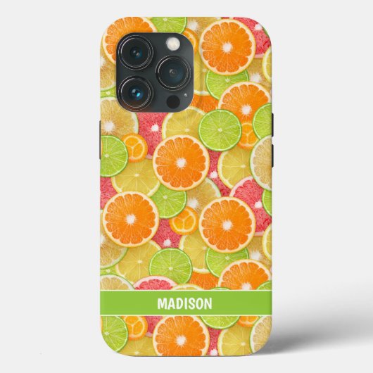 Aangepaste Citrus-telefoonkwesties Case-Mate iPhone Case (Achterkant)